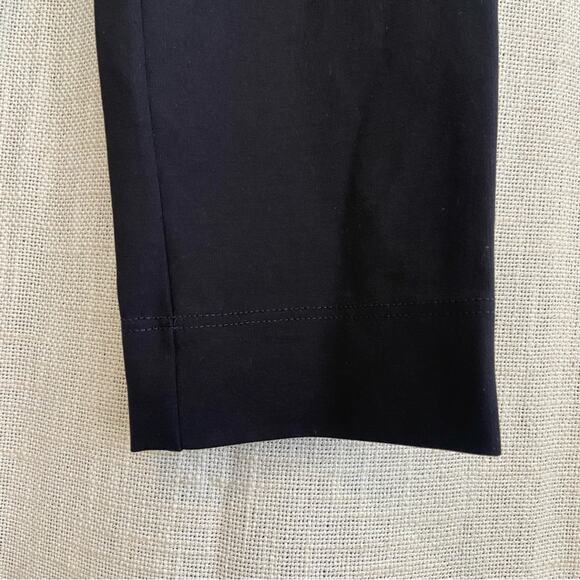 Oska Black Pull On Pants Straight Leg High Rise Trousers Size 1 (US 6/8) - Picture 7 of 11